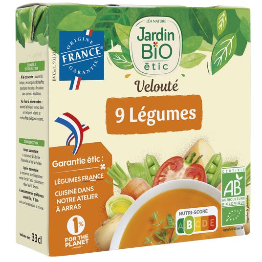 Eau Thermale Jonzac Velouté 9 Légumes 2 X 33 Cl