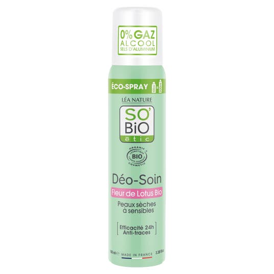 eau thermale jonzac Éco-spray déo-soin Fleur de Lotus bio