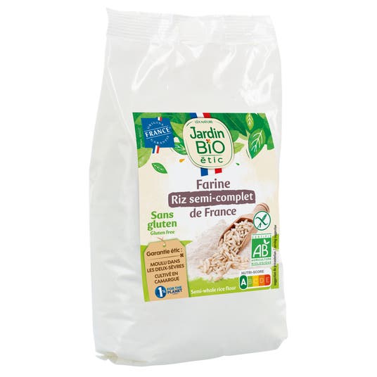 Eau Thermale Jonzac Farine Bio De Riz De Camargue Semi-complète - Sans Gluten