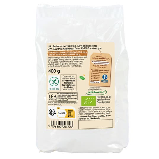 Eau Thermale Jonzac Farine De Sarrasin Sans Gluten - Bio