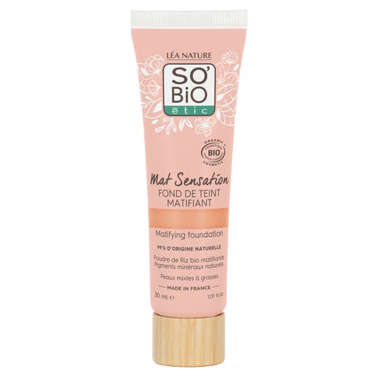 eau thermale jonzac Fond de teint matifiant Mat Sensation - 20 Beige rosé