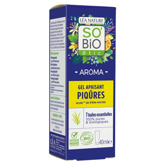 Eau Thermale Jonzac Gel Apaisant Piqûres Au Pur Jus Aloe Vera + 7 Huiles Essentielles