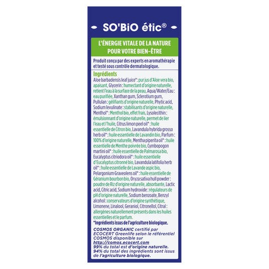 Eau Thermale Jonzac Gel Apaisant Piqûres Au Pur Jus Aloe Vera + 7 Huiles Essentielles