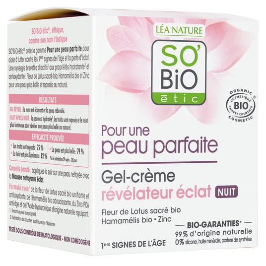 Eau Thermale Jonzac Gel-crème Révélateur éclat Nuit