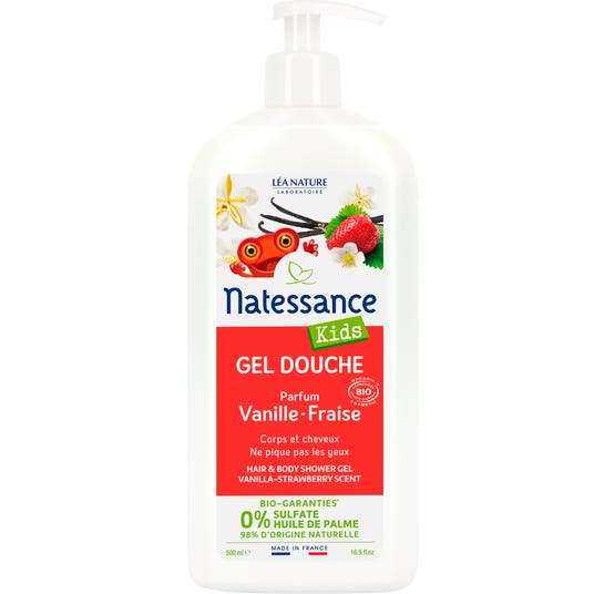 eau thermale jonzac Gel douche corps et cheveux Kids Vanille-Fraise