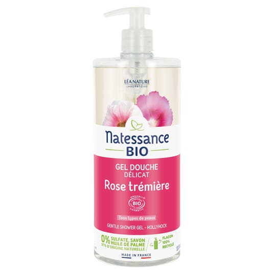 eau thermale jonzac Gel douche délicat Rose trémière
