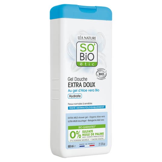 Eau Thermale Jonzac Gel Douche Extra-doux à L'Aloe Vera Bio