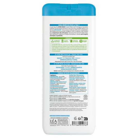 Eau Thermale Jonzac Gel Douche Extra-doux à L'Aloe Vera Bio