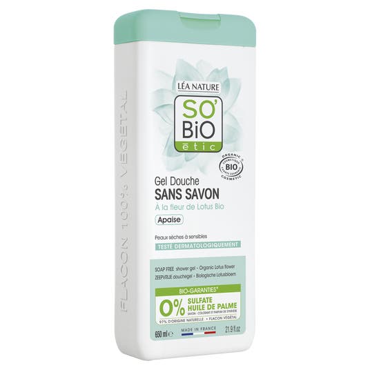 Eau Thermale Jonzac Gel Douche Sans Savon à La Fleur De Lotus Bio