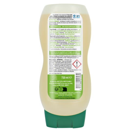 Eau Thermale Jonzac Gel Lave Vaisselle Aux Extraits De Citron