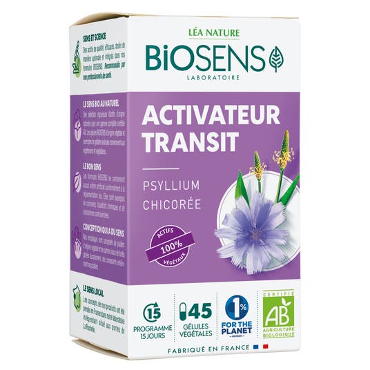 Eau Thermale Jonzac Gélule Végétale Activateur Transit - Psyllium Chicorée - Bio