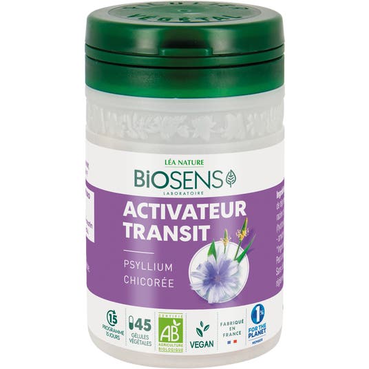 eau thermale jonzac Gélule végétale Activateur Transit - Psyllium Chicorée - bio
