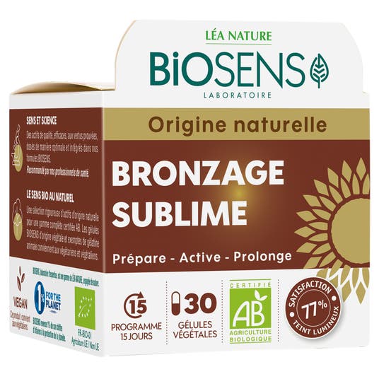 Eau Thermale Jonzac Gélule Végétale Bronzage Sublime - Bio