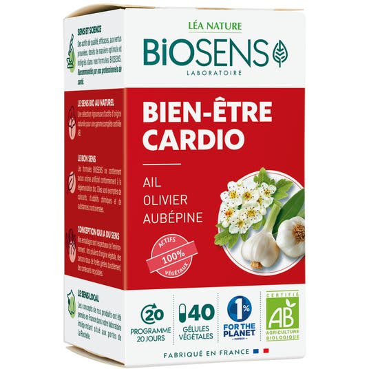 Eau Thermale Jonzac Gélule Végétale Cardio Bien-Etre - Aubépine Ail Olivier - Bio