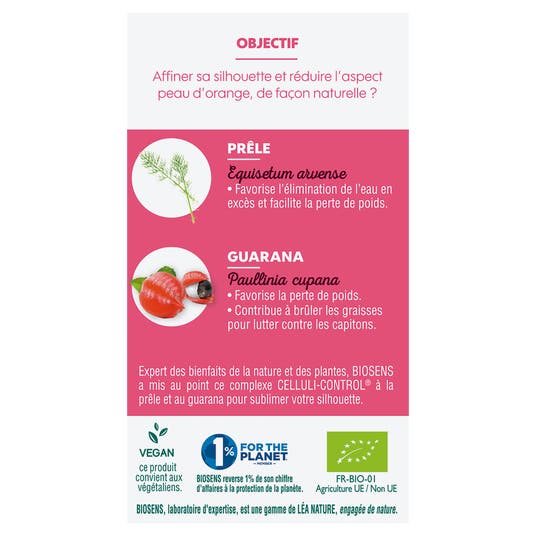 Eau Thermale Jonzac Gélule Végétale Celluli-control® - Bio