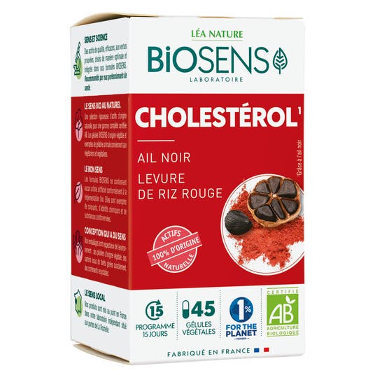 Eau Thermale Jonzac Gélule Végétale Cholestérol - Ail Noir Et Levure De Riz Rouge - Bio