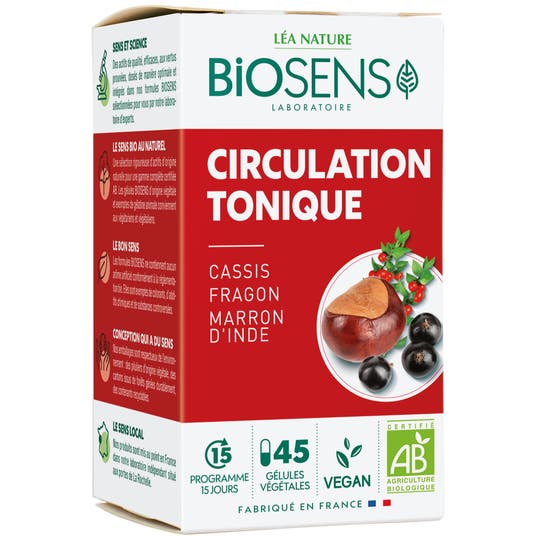Eau Thermale Jonzac Gélule Végétale Circulation Tonique - Cassis Marron D'Inde - Bio