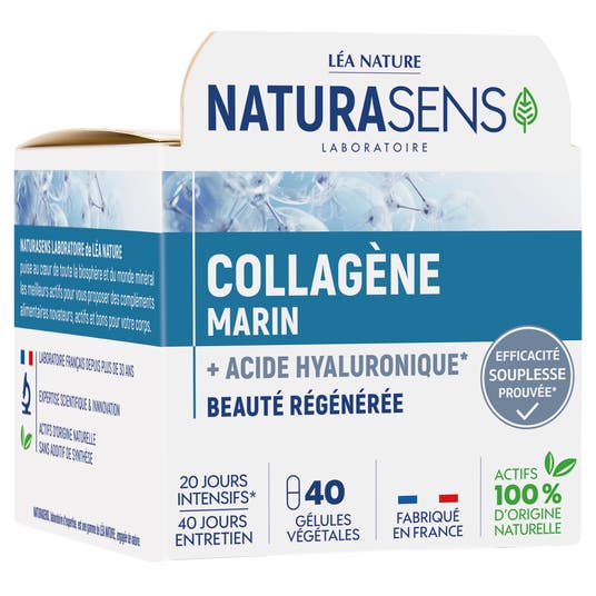 Eau Thermale Jonzac Gélule Végétale Collagène Marin + Acide Hyaluronique