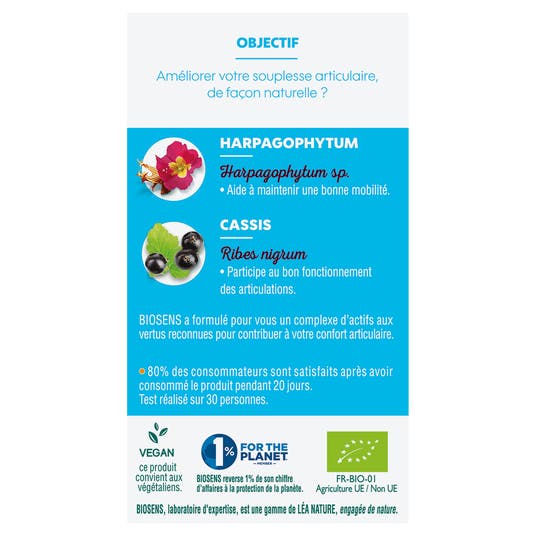 Eau Thermale Jonzac Gélule Végétale Confort Articulaire - Bio