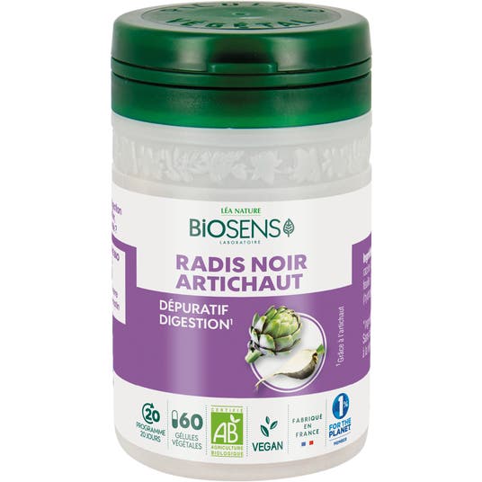 eau thermale jonzac Gélule végétale Dépuratif Digestion - Artichaut Radis noir - bio