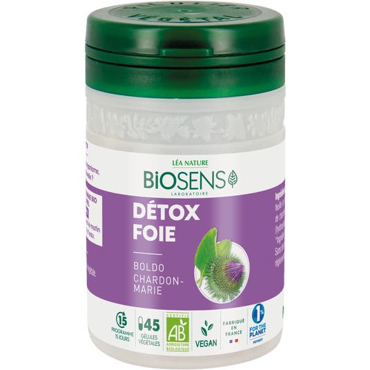 eau thermale jonzac Gélule végétale Détox Foie - Boldo Chardon Marie - bio