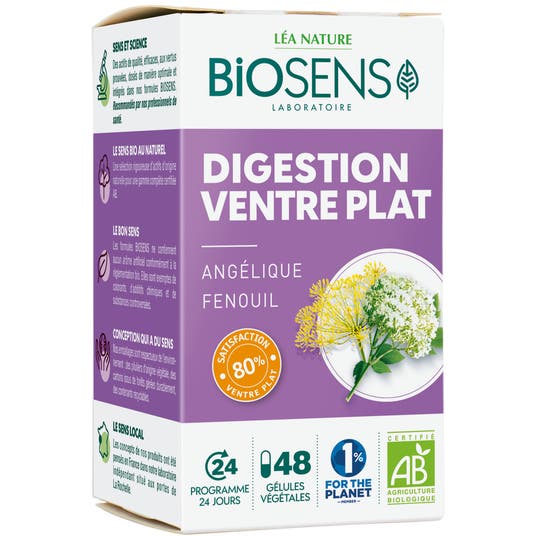 Eau Thermale Jonzac Gélule Végétale Digestion Ventre Plat - Angélique Fenouil - Bio