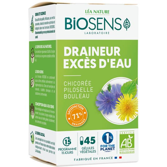Eau Thermale Jonzac Gélule Végétale Draineur Excès D'eau - Chicorée Piloselle Bouleau - Bio