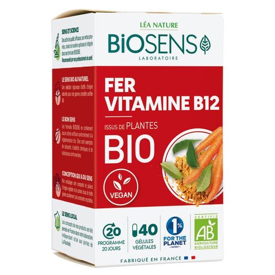 Eau Thermale Jonzac Gélule Végétale FER VITAMINE B12