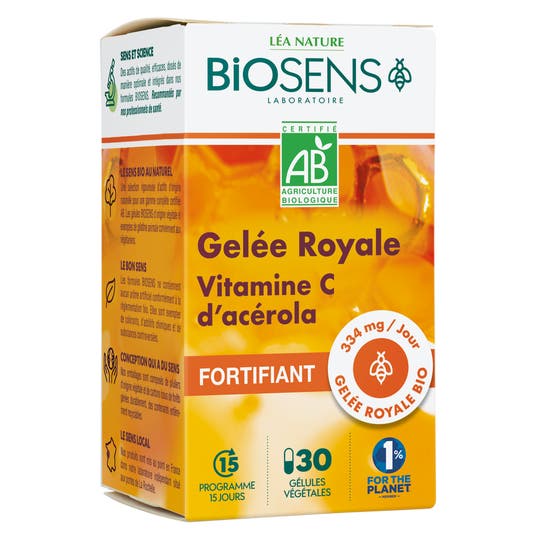 Eau Thermale Jonzac Gélule Végétale Fortifiant - Gelée Royale Vitamine C - Bio