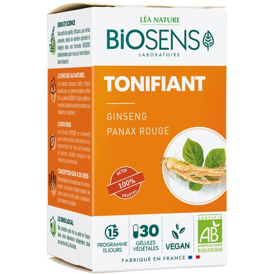 Eau Thermale Jonzac Gélule Végétale Ginseng - Tonifiant Panax Rouge - Bio