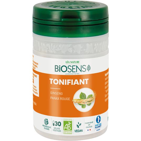 eau thermale jonzac Gélule végétale Ginseng - Tonifiant Panax rouge - bio