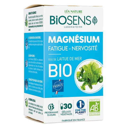 Eau Thermale Jonzac Gélule Végétale Magnésium - Fatigue Nervosité - Bio