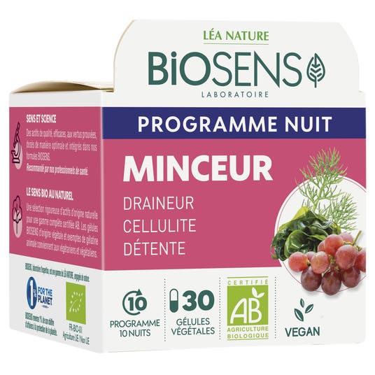 Eau Thermale Jonzac Gélule Végétale Programme Minceur Nuit - Bio