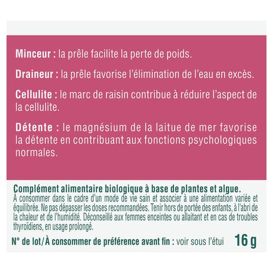 Eau Thermale Jonzac Gélule Végétale Programme Minceur Nuit - Bio
