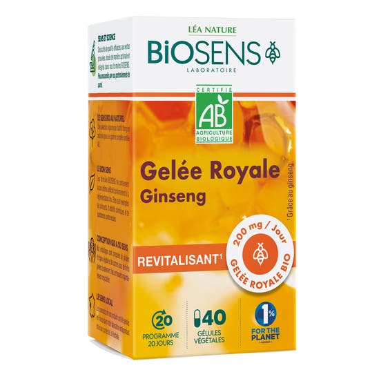 Eau Thermale Jonzac Gélule Végétale Revitalisant Gingseng - Gelée Royale - Bio