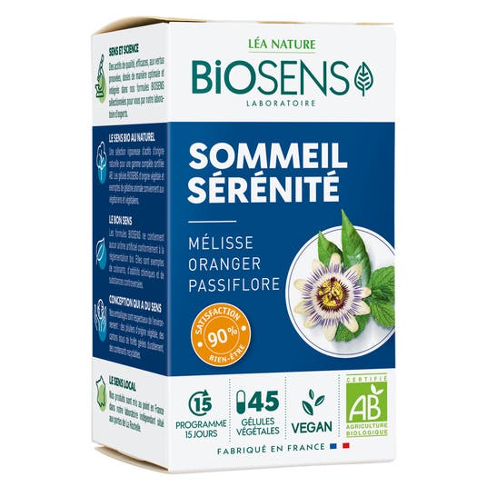 Eau Thermale Jonzac Gélule Végétale Sommeil Sérénité - Mélisse Oranger Passiflore - Bio