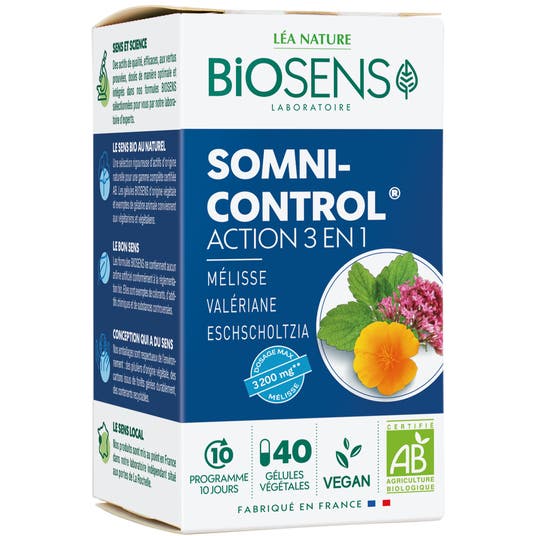 Eau Thermale Jonzac Gélule Végétale Somni Control® - Action 3 En 1 - Bio