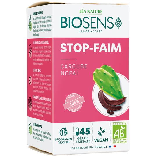 Eau Thermale Jonzac Gélule Végétale Stop Faim - Caroube Nopal - Bio