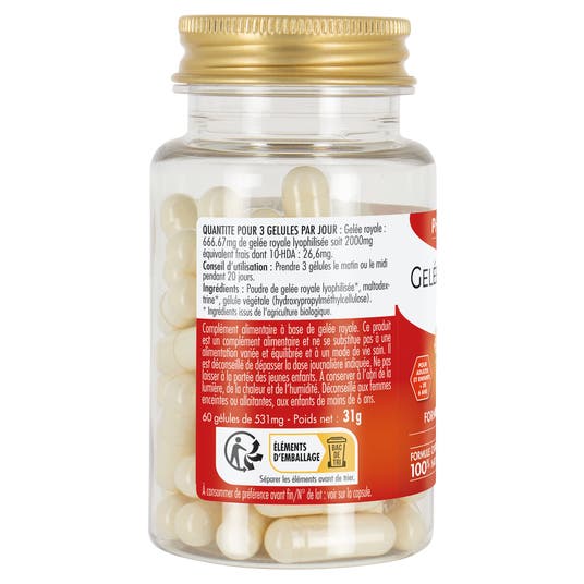 Eau Thermale Jonzac Gélules Gelée Royale Bio 2000 Mg