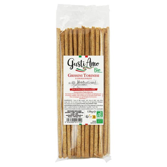 eau thermale jonzac Grissini Torinesi à l'huile d'Olive - bio