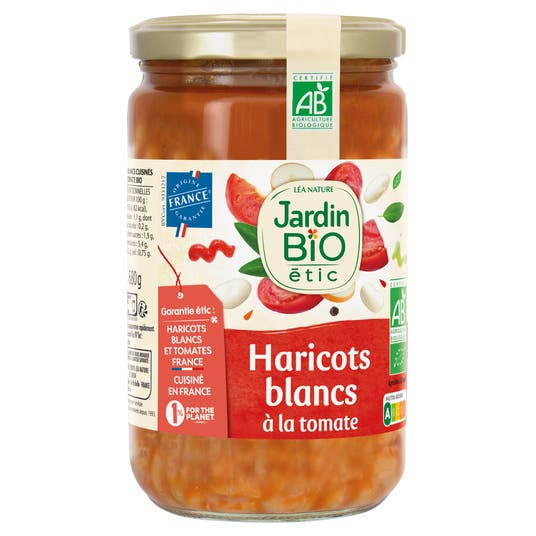 Eau Thermale Jonzac Haricots Blancs Cuisinés à La Tomate - Bio