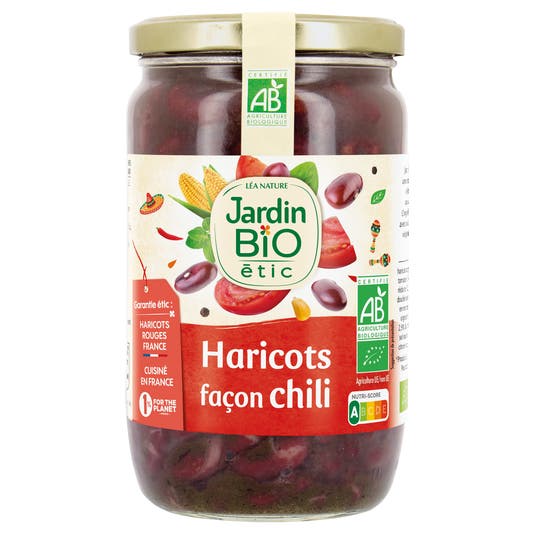 eau thermale jonzac Haricots rouges cuisinés aux légumes et épices Bio