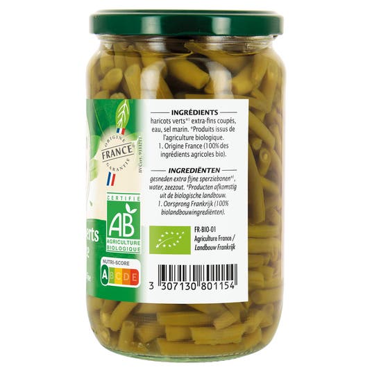 Eau Thermale Jonzac Haricots Verts Extra-fins Coupés - Bio