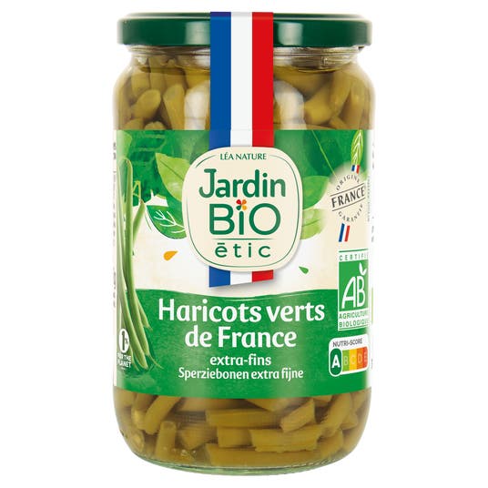 eau thermale jonzac Haricots verts extra-fins coupés - bio