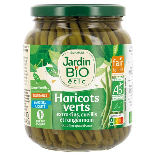 Eau Thermale Jonzac Haricots Verts Extra-fins Sans Epices Et Aromates Ajouté - Bio