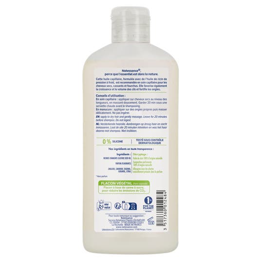 Eau Thermale Jonzac Huile Capillaire Fortifiante Ricin - 250ml