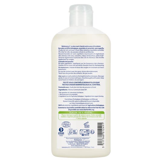 Eau Thermale Jonzac Huile De Ricin BIO Fortifiante - 250ml