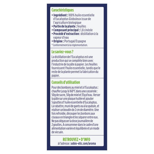 Eau Thermale Jonzac Huile Essentielle Eucalyptus Bio