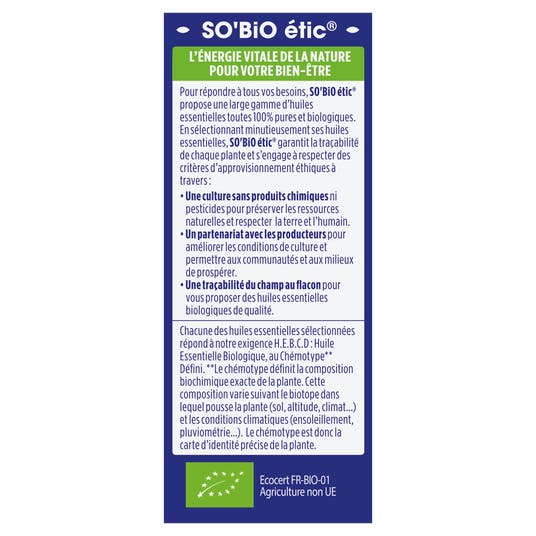 Eau Thermale Jonzac Huile Essentielle Eucalyptus Radié Bio