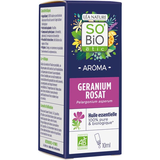 Eau Thermale Jonzac Huile Essentielle Géranium Rosat Bio
